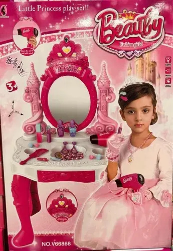 Set De Belleza Tocador De Niñas De Princesa Con Accesorios Rosa — foto 4