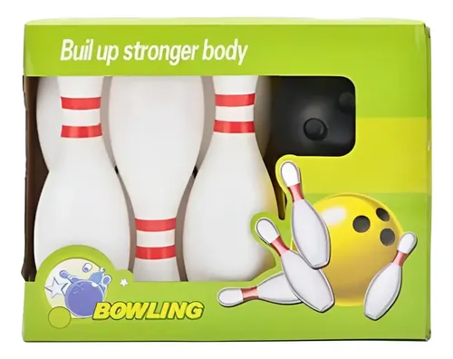 Set De Bowling Palitroques Mini Bolos Juego Para Niños Infantil — foto 2
