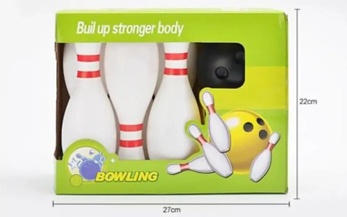Set De Bowling Palitroques Mini Bolos Juego Para Niños Infantil — foto 3