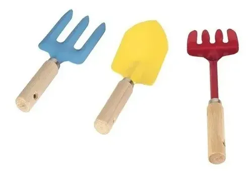 Set De Jardinería Para Arena Plantas De Colores 3 Piezas — foto 2