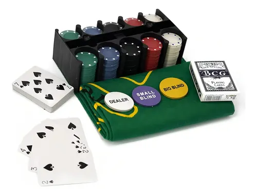 Set De Poker Texas Holdem 200 Fichas Profesional Set Caja — foto 3