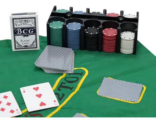 Set De Poker Texas Holdem 200 Fichas Profesional Set Caja — foto 9