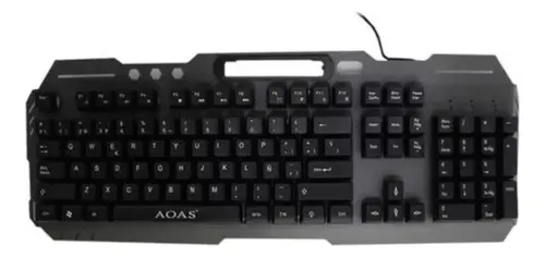 Set Gamer Rgb 4 Piezas Aoas Mouse Teclado Audifonos Mousepad Varios — foto 2