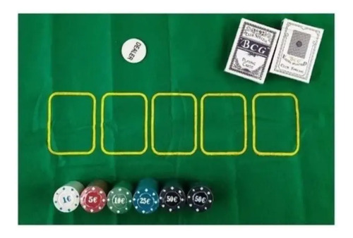 Set Juego Profesional De Póker 120 Piezas Poker Chips — foto 4