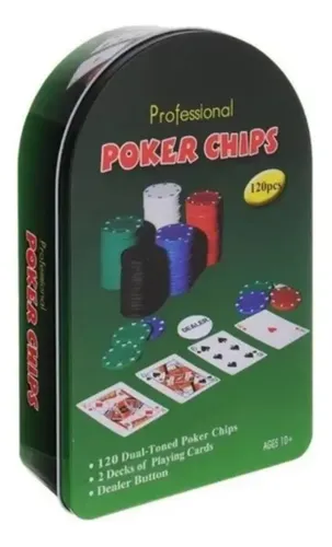 Set Juego Profesional De Póker 120 Piezas Poker Chips — foto 6