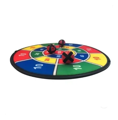 Set Juego Tablero Tiro Al Blanco De Velcro  Infantil Juguete Multicolor — foto 3