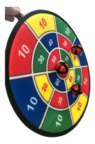 Set Juego Tablero Tiro Al Blanco De Velcro  Infantil Juguete Multicolor — foto 4