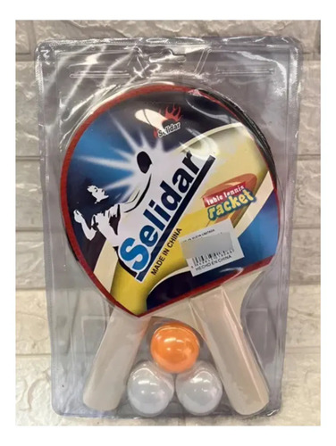 Set Raquetas De Ping Pong Para Niños + 3 Pelotas Madera Cs (chino) — foto 2