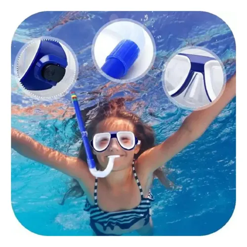 Snorkel Careta De Buceo Para Niños Piscina Playa Varios — foto 3