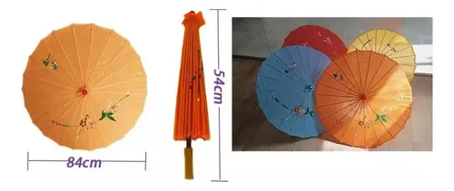 Sombrilla China Plegable Quitasol Verano Varios — foto 2