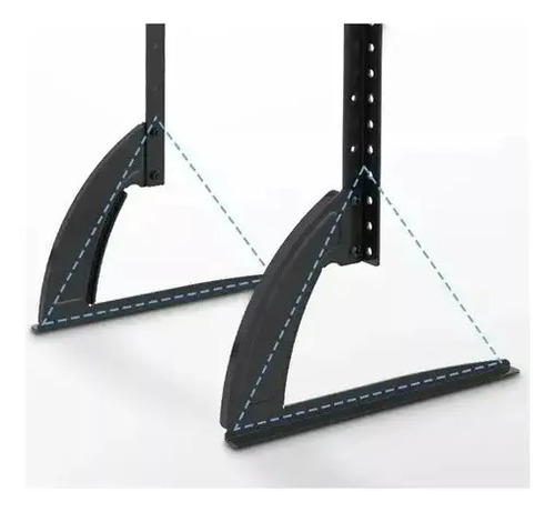 Soporte Base Tv Sobre Mesa Universal De 36 A 75  Negro — foto 3