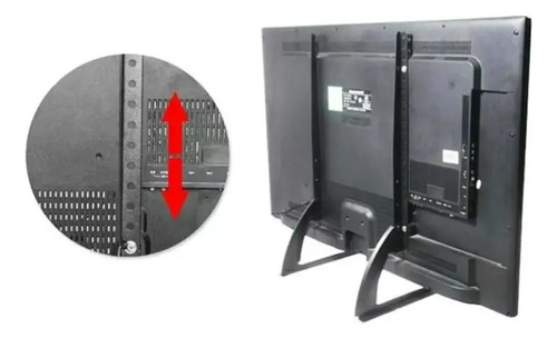 Soporte Base Tv Sobre Mesa Universal De 36 A 75  Negro — foto 4
