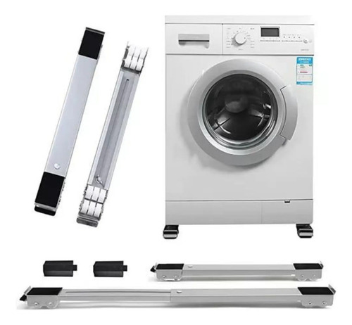 Soporte Para Lavadora Secadora Refrigerador Ajustable Ruedas