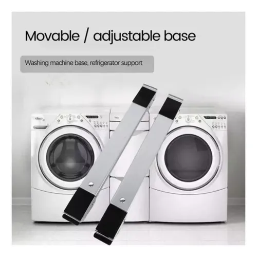 Soporte Para Lavadora Secadora Refrigerador Ajustable Ruedas — foto 6