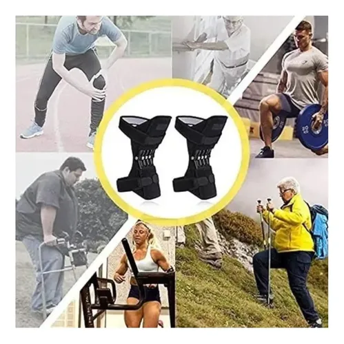 Soporte Para Rodilla Resistencia Senderismo Soportes Negro Unica — foto 3