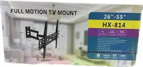 Soporte Tv Brazo Pared 26 -55 Pulgadas 35 Kg Hx-814 Negro — foto 3