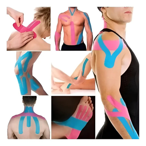 Tape Cinta Kinesiológica De Recuperación 5mx5cm Varios