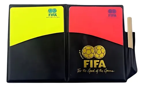 Tarjetas De Arbitro Para Futbol Tarjetero Amarilla Y Roja — foto 2