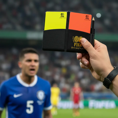 Tarjetas De Arbitro Para Futbol Tarjetero Amarilla Y Roja — foto 4