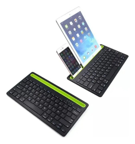 Teclado Bluetooth Recargable Porta Tablet Telefono Multiuso Varios