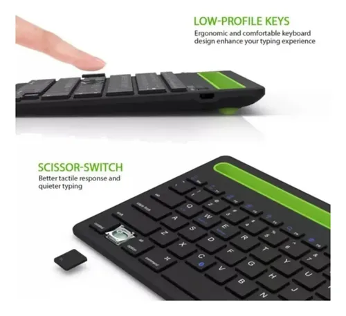 Teclado Bluetooth Recargable Porta Tablet Telefono Multiuso Varios — foto 5
