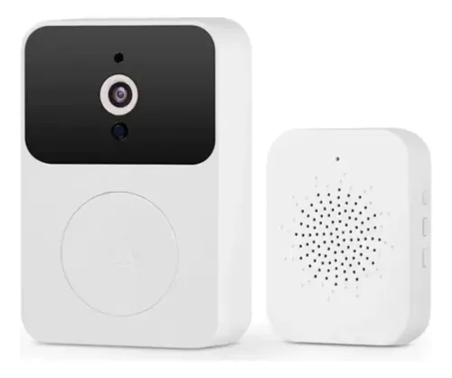 Timbre Inteligente Visualizable Con Cámara X9 Wifi Blanco — foto 3