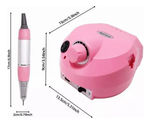 Torno Manicure Uñas Profesional 35000 Rpm Electrico Drill — foto 3