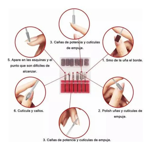 Torno Manicure Uñas Profesional 35000 Rpm Electrico Drill — foto 7