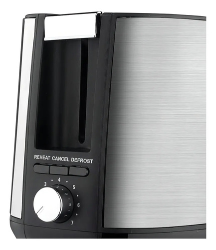 Tostador De Pan 2 Rebanadas Calentador Eléctrico Raf R-507 C Negro — foto 6
