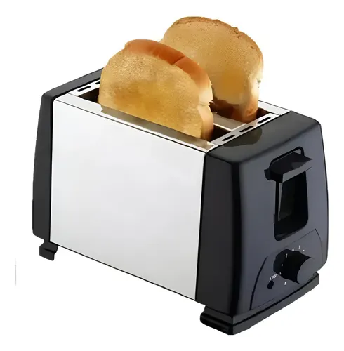 Tostador De Pan Eléctrico Tostadora 2 Rebanadas Gris