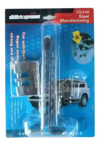 Traba Pedal Para Autos + Candado + Llave Antirrobo Seguridad — foto 7