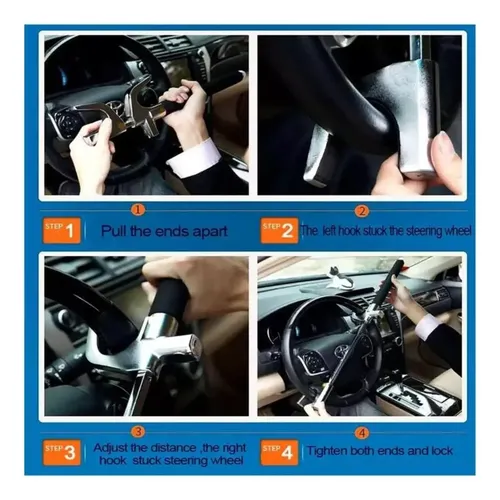 Traba Volantes Bloqueo Anti-robo Para Volante De Auto — foto 10