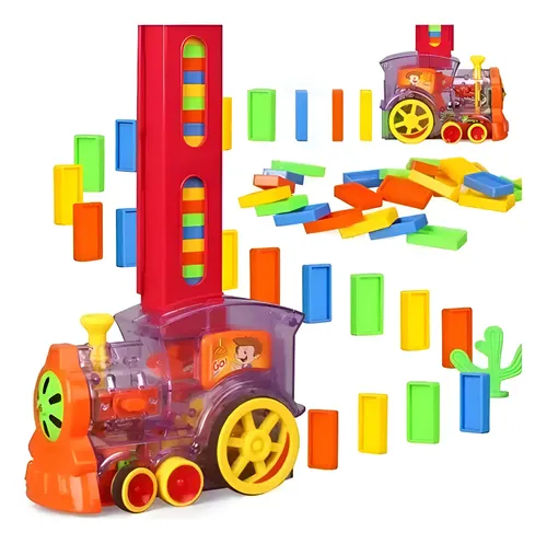 Tren Magico Domino Para Niños Juego De Construcción Tren Varios