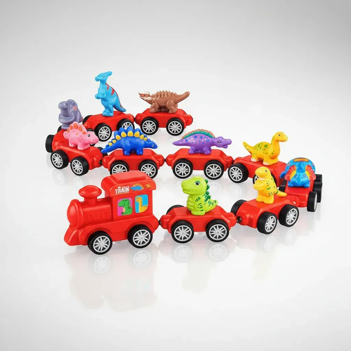 Tren Magnético Con Dinosaurios Juguete Para Niños 21 Piezas 21