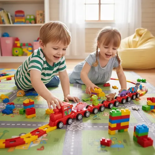 Tren Magnético Con Dinosaurios Juguete Para Niños 21 Piezas 21 — foto 3