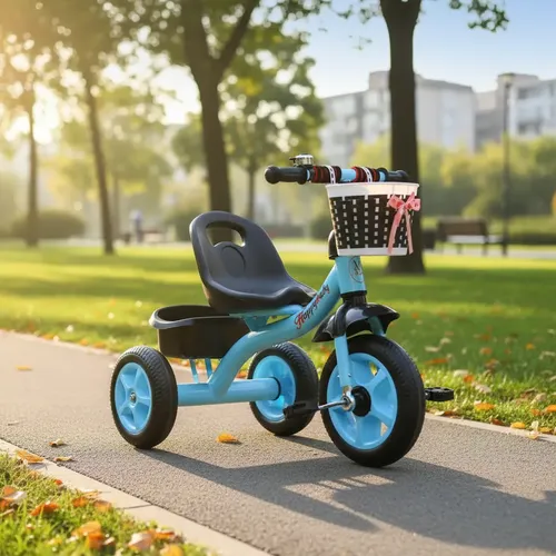 Triciclo Bicicleta Infantil Con Canasta Para Niños — foto 6
