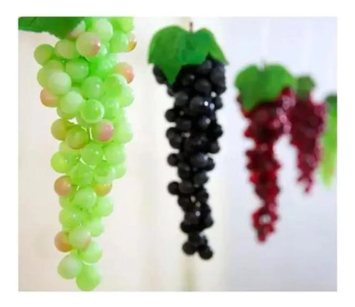 Uvas Artificiales Fruta Sintética Decoración Bodegón — foto 9