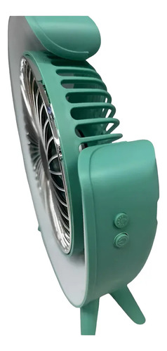 Ventilador De Escritorio Portatil Recargable Con Luz Led Varios — foto 3