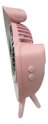 Ventilador De Escritorio Portatil Recargable Con Luz Led Varios — foto 5